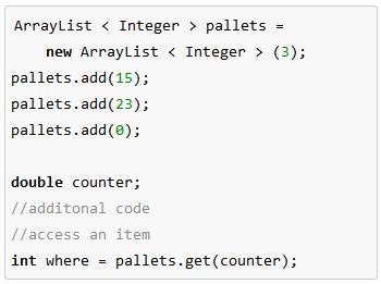 Java ArrayList get() Method .